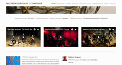 Desktop Screenshot of matthewsergeant.com