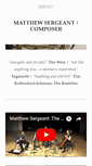 Mobile Screenshot of matthewsergeant.com